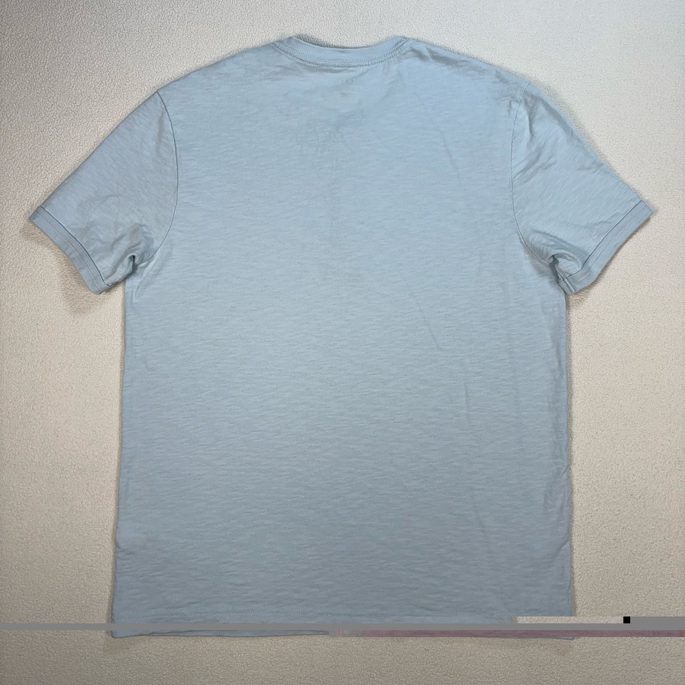J.Crew Slub Cotton Henley‎ Shirt Men's M Light Blue L1965 - Picture 2 of 11